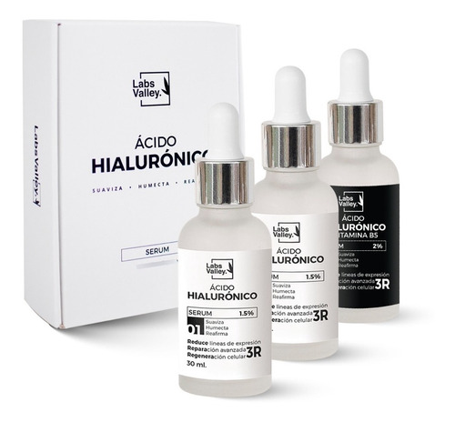 Pack 2 Hialurónicos Naturales + 1 Hialurónico Con B5