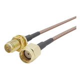 Cable Convertidor Adaptador Rp-sma Macho A Rp-sma Hembra Rg3