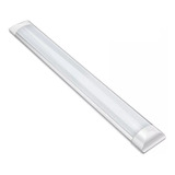 Luminária Linear Led 20w Sobrepor 60cm 6000k Tubular Calha