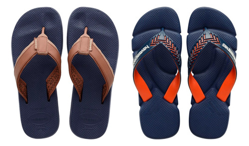 1 Chinelos Havaianas Urban + 1 Havaianas Power Original 