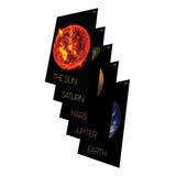 Afiches Educativos Planetas Sistema Solar