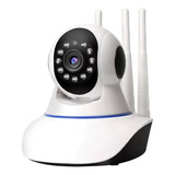 Camara Seguridad Wifi Ip360 Infrarrojo Sensor 3 Antena 1080p