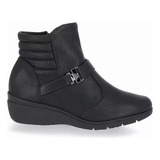 Bota Feminina Piccadilly Salto Embutido Leve Conforto 117106