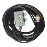 Extension 20m Cable Uso Rudo Cal14 Argos 100% Cobre 2 Contac