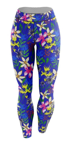 Calça Legging Nikkyo Fitness Academia Verão Floral Summer