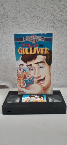 Antiguo Vhs  Los Viajes De Gulliver   Sony  Wonder 