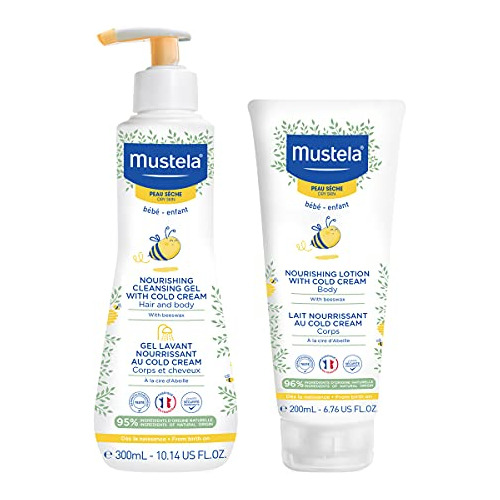 Set De Regalo Mustela Baby Dry Skin Bath Time - Cuidado De L