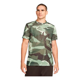 Camiseta Nike Dri-fit Camuflado Hombre-verde