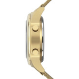 Kit Relógio Digital Feminino Technos Dourado E Bracelete
