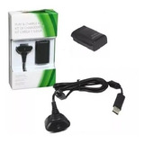 Kit Carga Y Juega Para Xbox 360 Cable + Bateria 4800 Mah