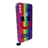 Funda Para Motorola Flexible Antigolpe Arcoiris Microcentro