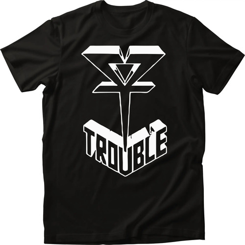 Playera Trouble Banda Metal Logo Hombre