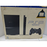 Consola De Play 2 Slim Con Caja Y Dos Controles Sin Chip Ori