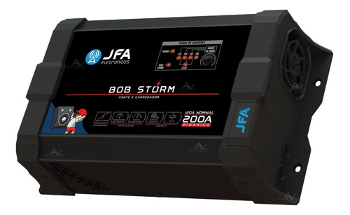 Fonte Carregador De Bateria Jfa Bob Storm 200a Bivolt