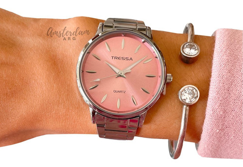 Reloj Tressa Dama Modelo Stefy Palitos Metalico Amsterdamarg