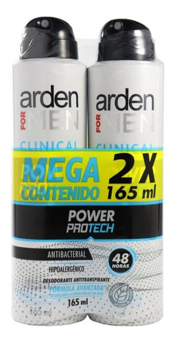 Desodorante Arden For Men Power - Ml A $169 Fragancia Suave & Agradable