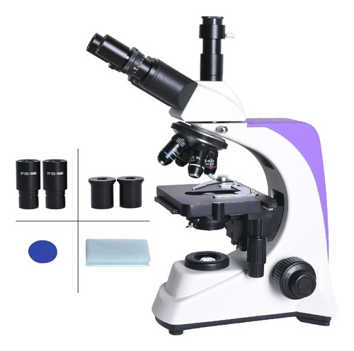 Profesional De Laboratorio Biológico Trinocular Microscopía