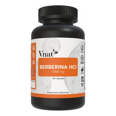 Berberina Hci 1000mg Vnat 100 Caps Pure Berberine Apoyo Dige Sabor Neutro | MercadoLibre