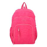 Mochila Xtrem Duncan 4xt Berry Pink Color Rosado Diseño De La Tela Lisa