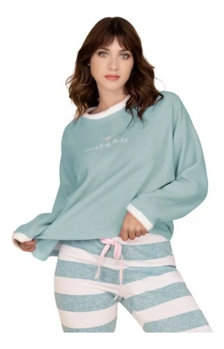 Pijama So Pink  Dama Invierno Buzo Térmico Micro-polar