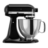 Batidora Kitchenaid 4,8 Lts Negra Rksm150psrob Color Onyx Black Frecuencia 50 Hz X 60 Hz