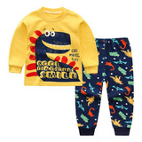 Pijama Infantil Inverno Algodão Roupa Dormir Menino Menina