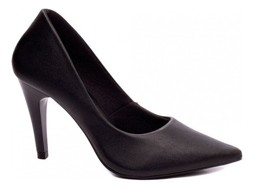 Sapato Scarpin Feminino Salto Alto Bico Fino Elegante Luxo