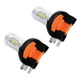 2 Piezas H15 Led Bombilla De Señal De Vuelta Luces Diurnas P