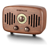 Simolio Altavoces Bluetooth Retro De Radio Vintage, Fuerte .