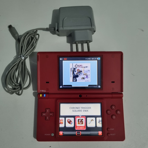 Nintendo Dsi Vermelho Com Twilight Menu + Sd 4 Gigas 