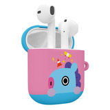 Bt21 Funda Rigida Protectora Con Llavero Para AirPods 1 Y 2