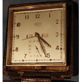 Reloj Despertador Angelus Foliodate 10 Cm. Funciona Correcto