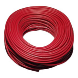 Rollo De Cable Para Microfono Rojo Cysamex 2x24 30 Mts