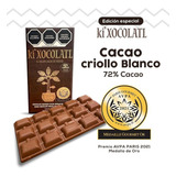 Chocolate Ki Xocolatl Dorado Amargo 70% Cacao Criollo Blanco