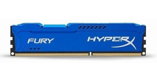 Ram Fury Ddr3 Gamer Color Azul 8gb 1 Hyperx Hx316c10f/8