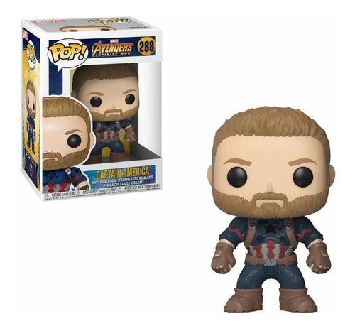 Figura De Acción  Capitán América Infinity War 26466 De Funko Pop!