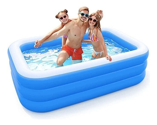 Piscina Inflable Sobre El Suelo, Piscina Grande Para Adulto.