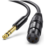 Cable Kasimo Xlr A 1/4 Pulgada Trs, Balanced 6.35 Mm De Un C