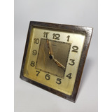 Art Deco Alemán Antiguo Reloj Funciona Perfecto Mag 56636