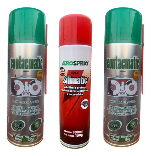 Kit 2 Contacmatic 200 Ml + Silimatic 300 Ml