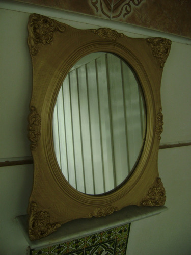 Espejo Antiguo Ovalado.muy Lindo.