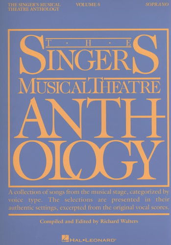 Antologia De Teatro Musical De Cantantes - Volumen 5: Edicio