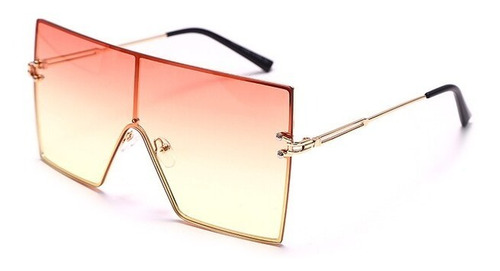 Gafas De Sol Planas Punk Para Mujer Y Hombre