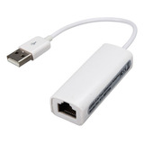 Usb 2,0 Rj45 Lan Adaptador De Rojo Ethernet Para Apple Mac