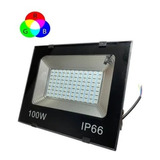 Refletor Led Para Festa Decoração Rgb Multicores 100w Bivo