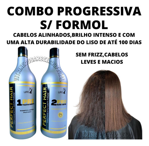 Super Promoção Kit Combo Progressiva Perfect Hair Alisa Top!