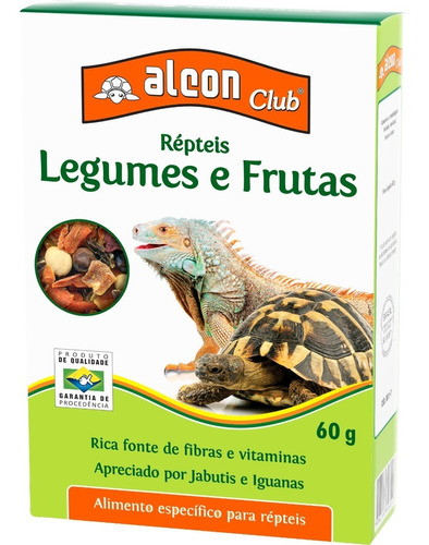 Alcon Club Répteis Legumes E Frutas Alimento Completo 60g