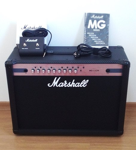 Amplificador Marshall Mg102cfx 100w 2x12 + Footswitch 