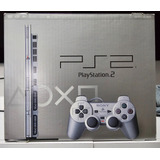 Playstation 2 Slim Satin Silver (scph-77000 Ss) - En Caja