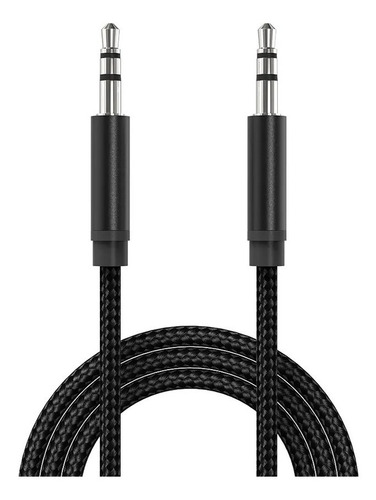 Cable De Audio Auxiliar Estéreo Doble Jack 3,5 Mm 1 Metro